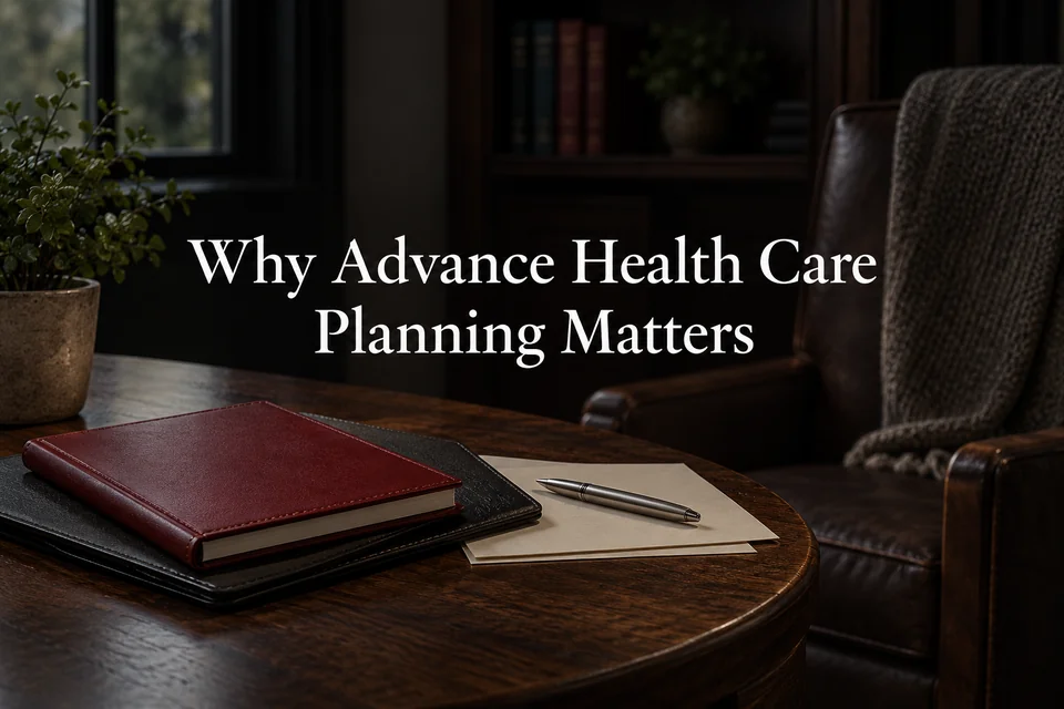 Why advance health care planning matters.