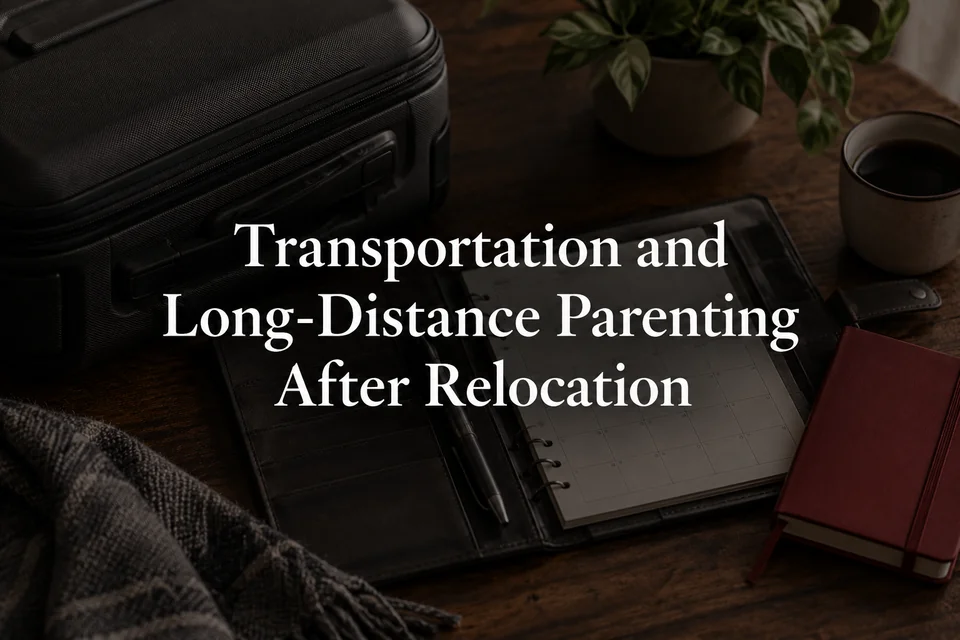 Transportation and long-distance parenting after relocation.