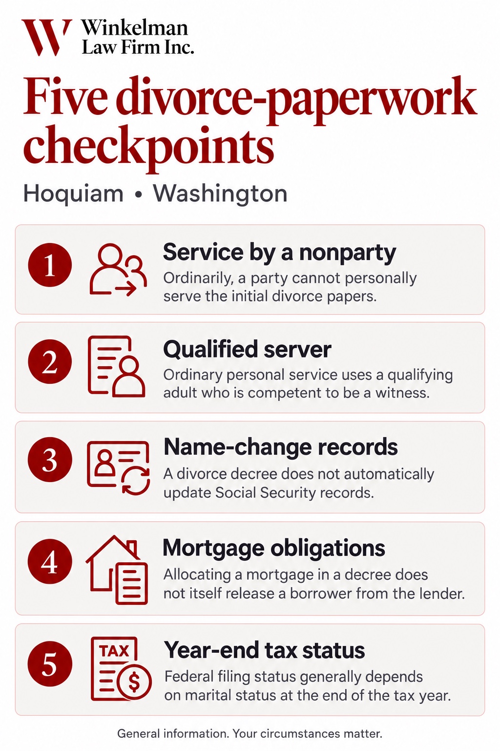 Hoquiam Divorce Attorneys infographic