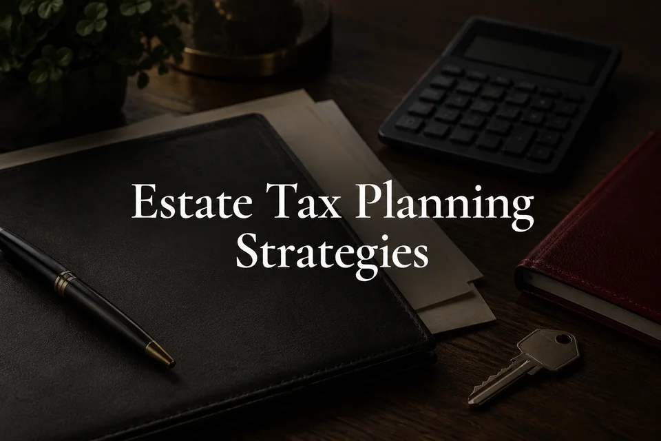 Estate tax planning strategies.