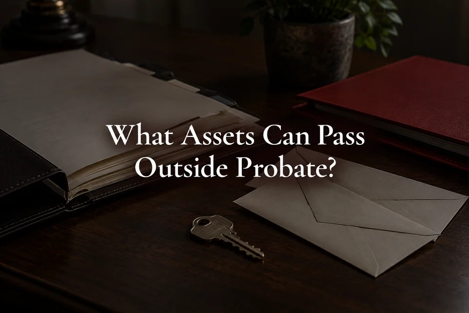 What assets can pass outside probate?