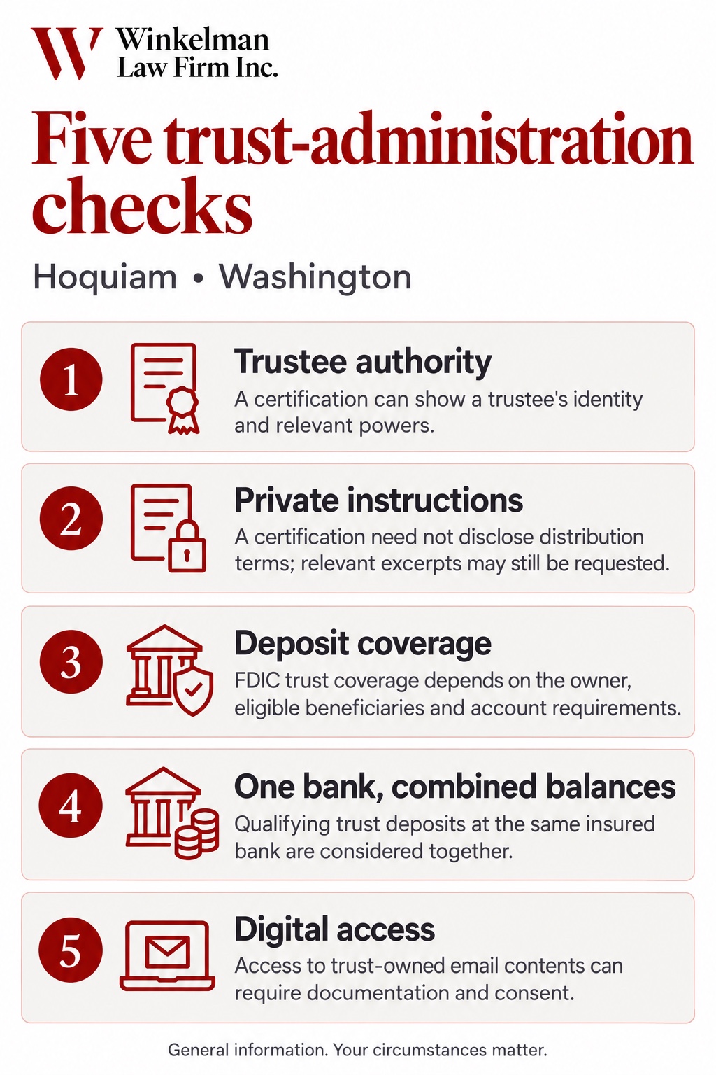 Hoquiam Trusts Attorneys infographic