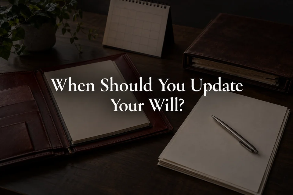 When should you update your will?