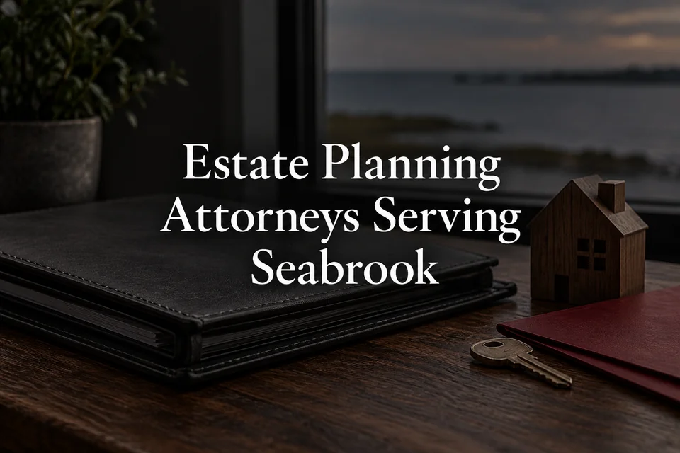 Estate planning attorneys serving Seabrook.