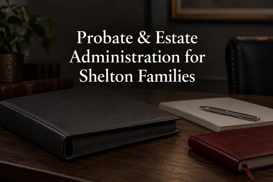 Probate & estate administration for Shelton families.