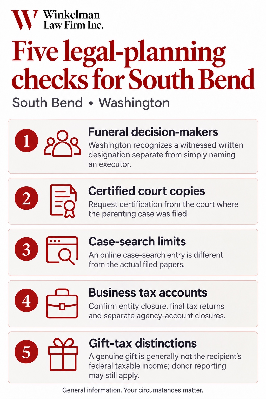 South Bend Attorneys infographic